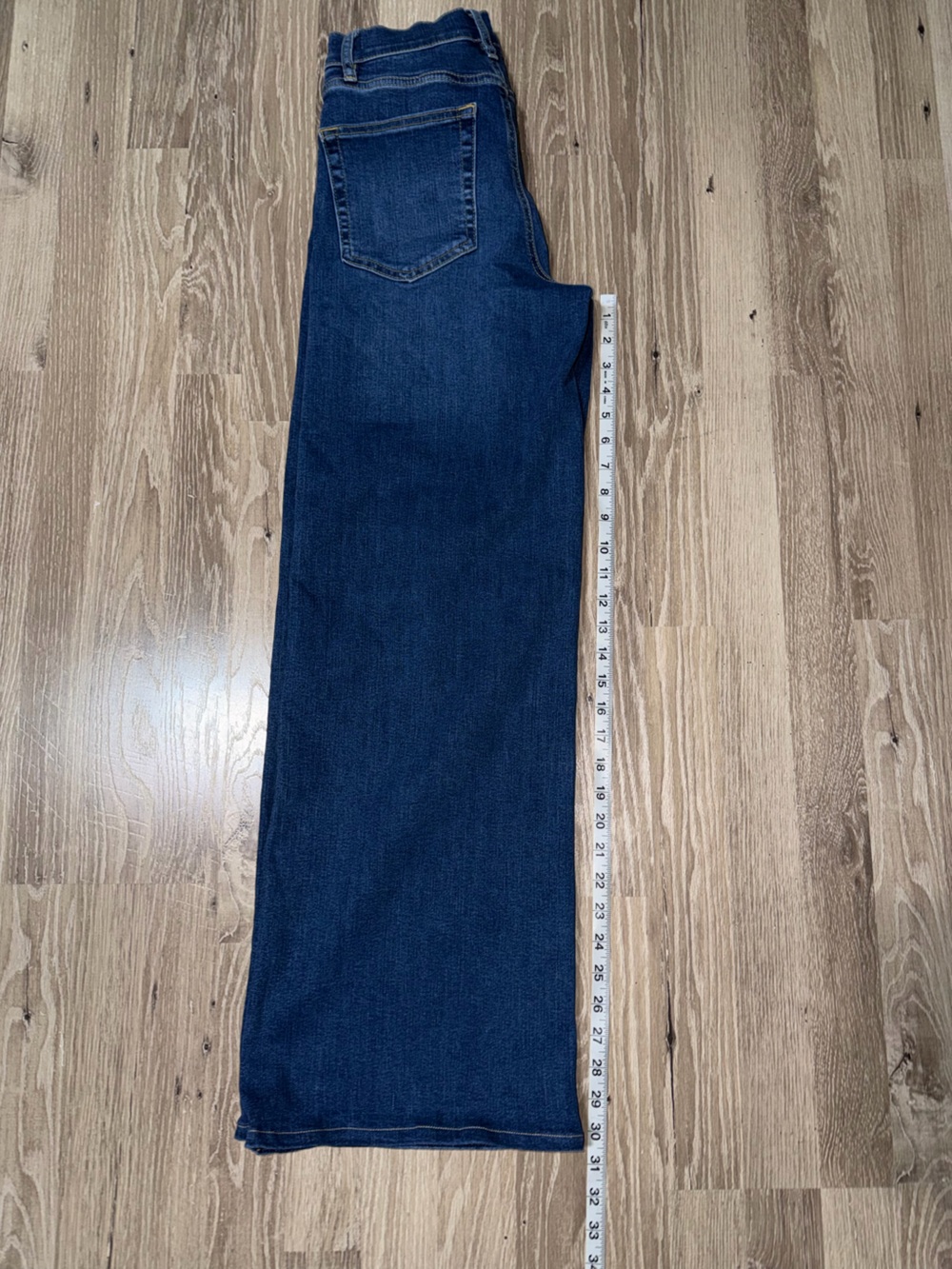 FRAME Le Slim Palazzo High Rise Wide Leg Jeans Medium Wash Size 28 - Picture 5 of 10
